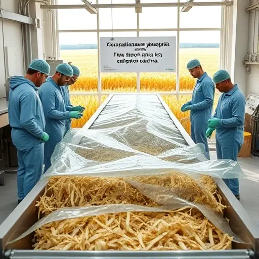 Создание биоразлагаемых упаковок из отходов сельского хозяйства