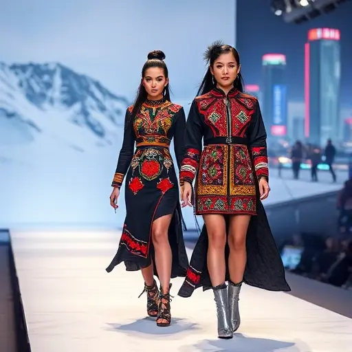 Якутский национальный стиль в современной моде и цифровом дизайне